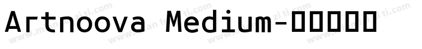 Artnoova Medium字体转换